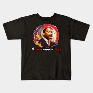 Inspiring Martin Luther King Jr. Tribute Collection Kids T-Shirt